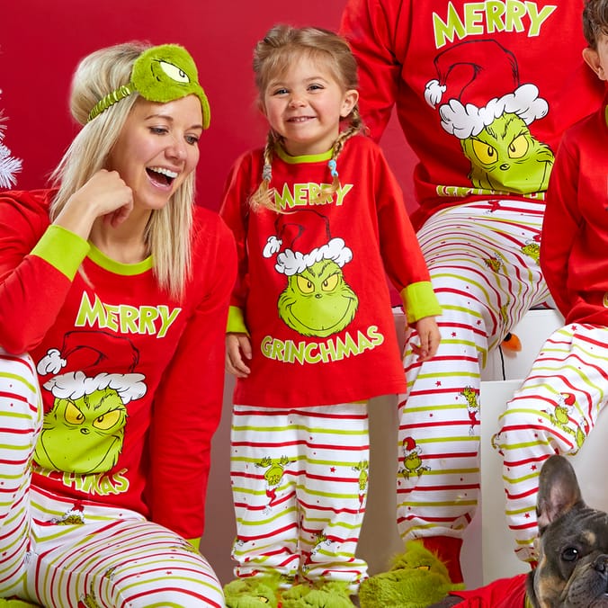 Boys 2025 grinch pjs