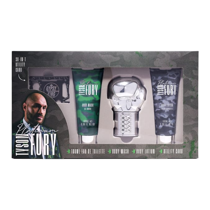 Tyson Fury Fury Platinum EDT 100ml Gift Set