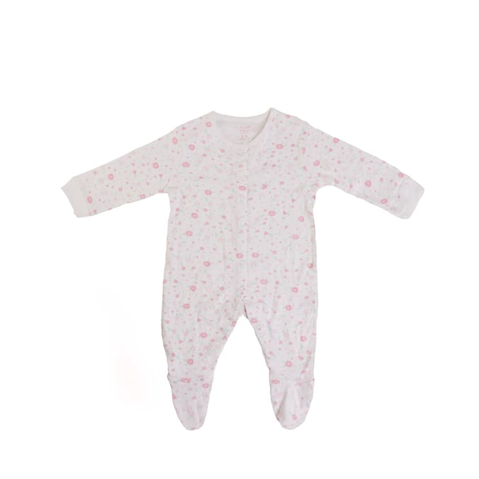 Pure Baby Long Sleeved Sleepsuits 3 Pack 