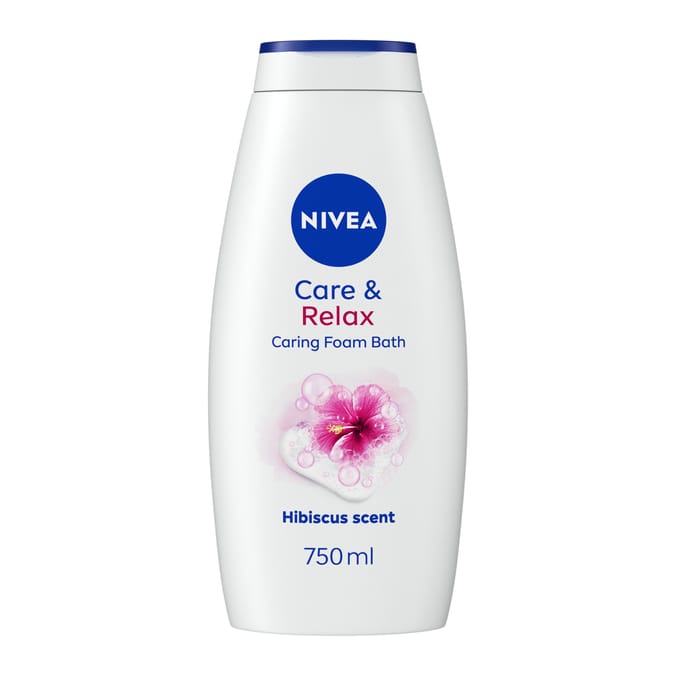 NIVEA Caring Foam Bath Care & Relax 750ml