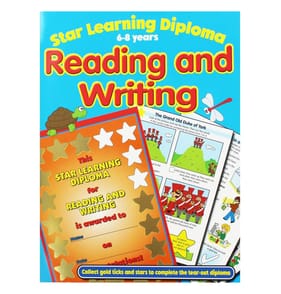  Star Learning Diploma: Reading And Writing - 6-8 Years
