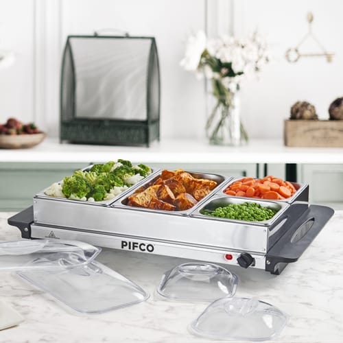 Pifco 4 Tray Buffet Server | Home Bargains