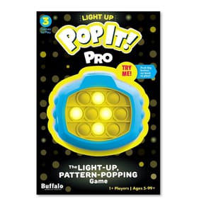 Pop It! Pro Light Up Pattern Popping Game