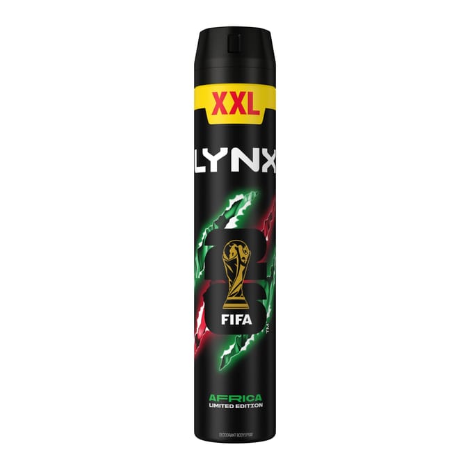 Lynx Limited Edition Fifa Body Spray XXL 300ml - Africa