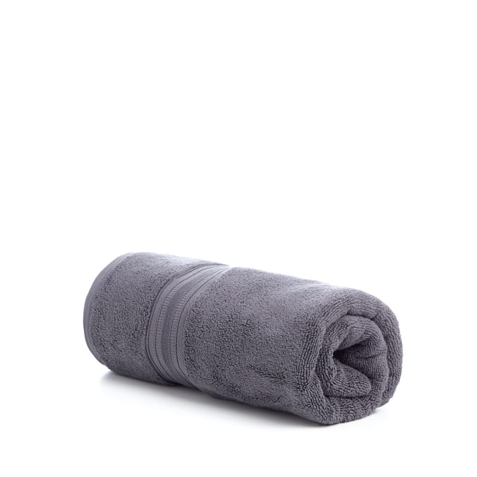 Home Collections Charcoal Luxury Bath Towel Home Bargains