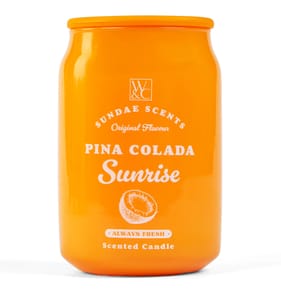 Sundae Scents Pop Can Scented Candle 310g - Pina Colada Sunrise 