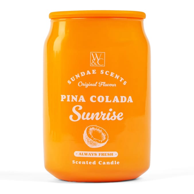 Sundae Scents Pop Can Scented Candle 310g - Pina Colada Sunrise