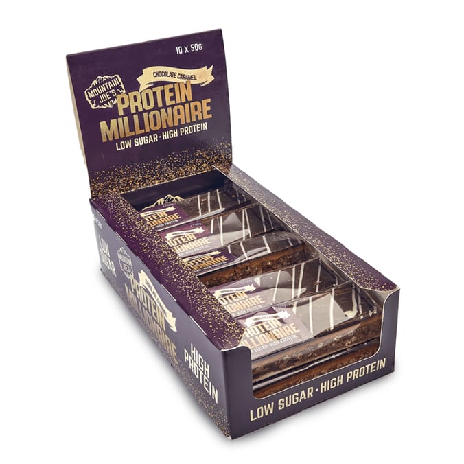 Mountain Joe's Protein Millionaire 50g - Chocolate Caramel x10