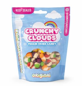 Crunchy Clouds Rainbow Crunch Pouch 100g - Original