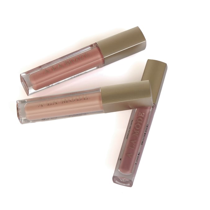 A La Mode Set of 3 Lip Gloss