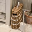 Hinch Home Straw Woven Caddy With Lid