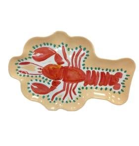 The Outdoor Edit Traveller's Bazaar Lobster Shaped Plate