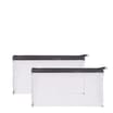 Stationery Store Clear PVC Pencil Case Small x2
