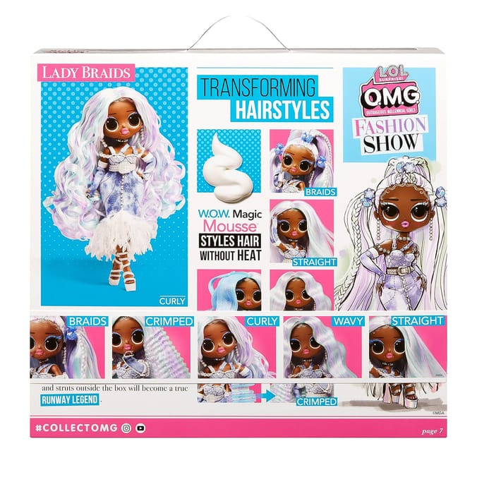 LOL Surprise OMG Fashion Show Hair Edition - Lady Braids