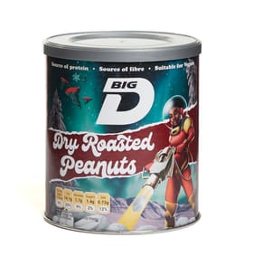 Big D Dry Roasted Peanuts 375g