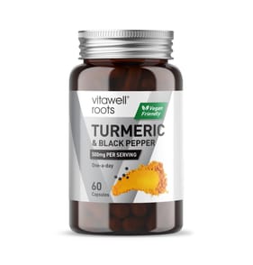 Vitawell Roots Turmeric & Black Pepper Capsules 60s