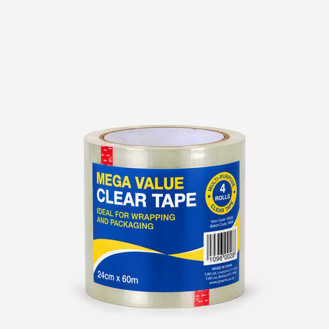 Clear Tape 4PK