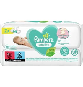 Pampers Sensitive Baby Wipes 2 Pack