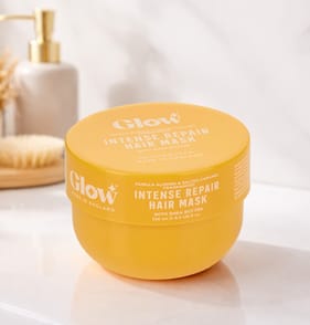 Glow Intense Repair Hair Mask 250ml - Vanilla Almond & Salted Caramel