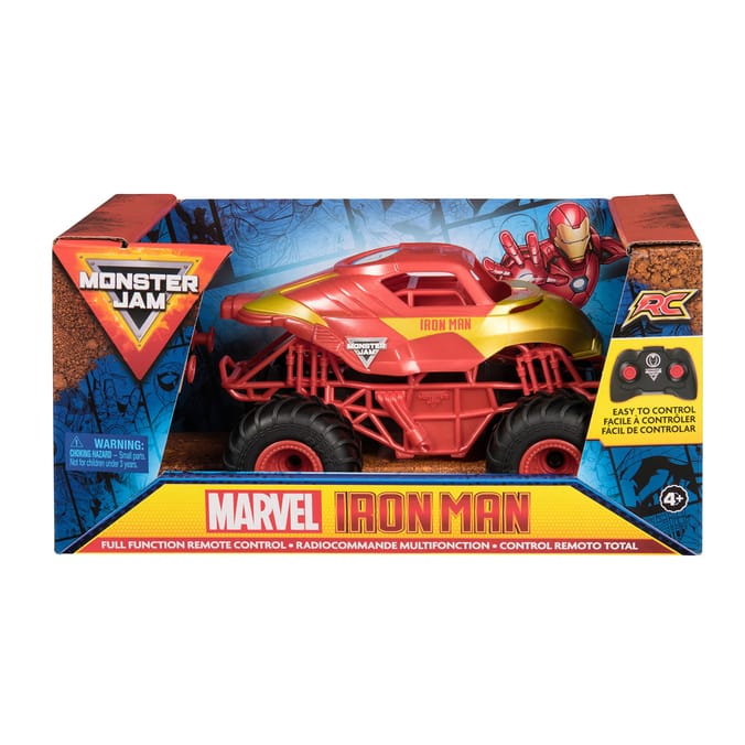 Monster Jam Full Function RC Monster Truck - Marvel Iron Man
