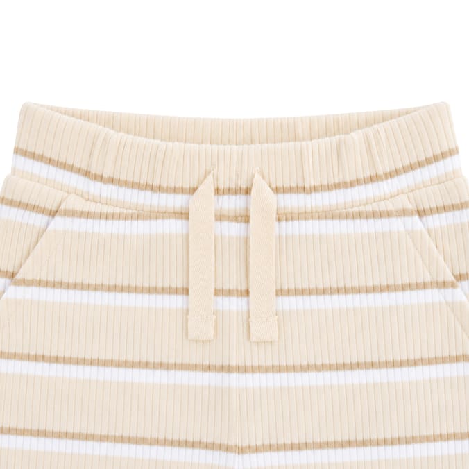 Pure Baby Natural Ribbed Stripe Set