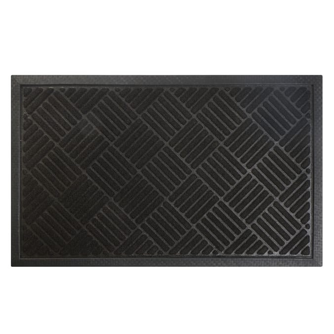 Home Door Guard Entrance Mat - Black