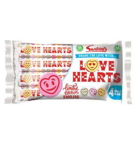 Swizzels Love Hearts Rolls Multipack 105g