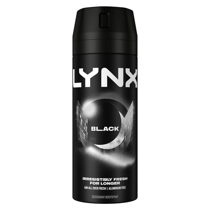 Lynx Aerosol Body Spray Black 150ml