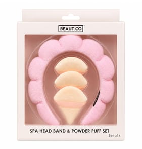 Beaut Co Headband & Powder Puff Set