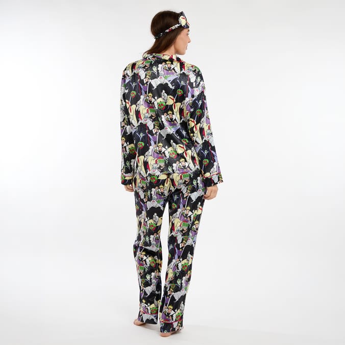 Disney Villains Ladies Satin Pyjamas
