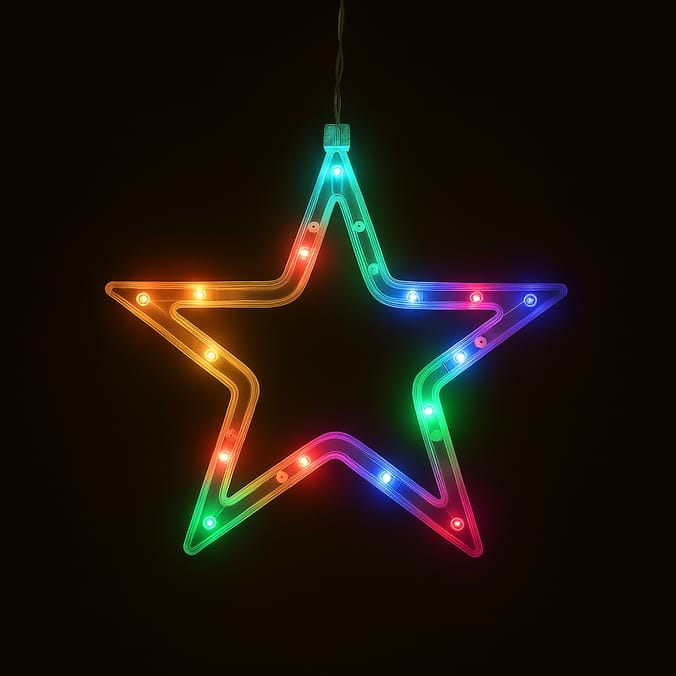 Prestige Battery Operated LED Star Window Light 18.5cm