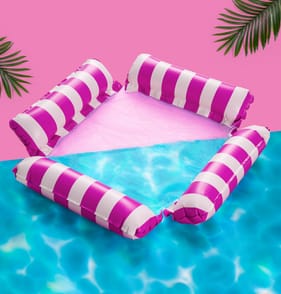 Hello Summer Inflatable Pool Hammock 4ft - Purple