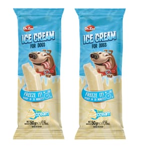 Dr. Zoo Dog 50g x2 Ice Cream - Cream