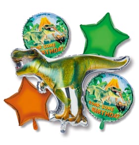 Lets Party Foil Balloon Dinosaur Set