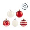 Sleigh Bells 7cm Candy Cane Christmas Bauble 35 Pack