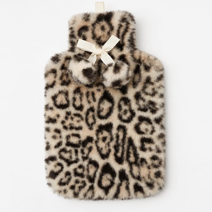  The Winter Warmer Collection Leopard Print Hot Water Bottle