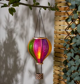 Firefly Solar Light Co Large Hot Air Balloon Solar Light - Multicolour 3