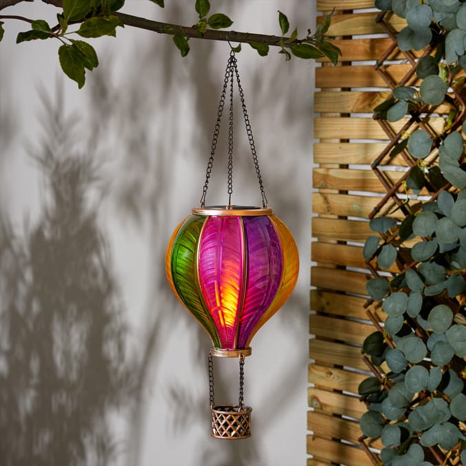 Firefly Solar Light Co Large Hot Air Balloon Solar Light - Multicolour 3