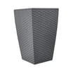Rattan Square Planter 45cm - Grey