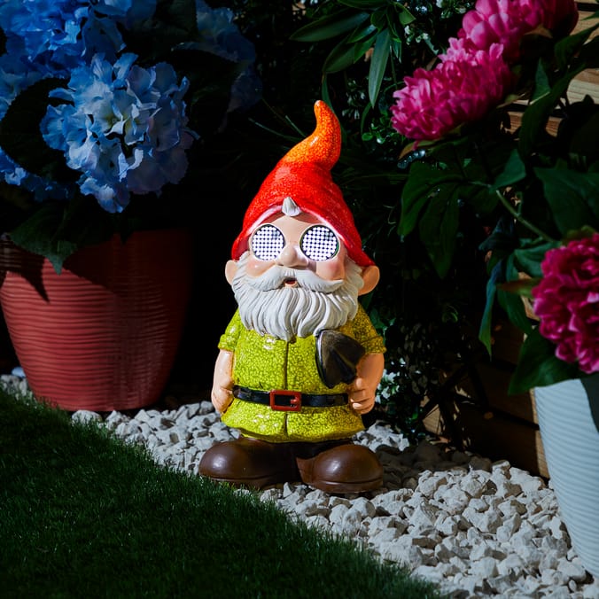 Firefly Solar Light Co Digital Eyes Gnome Solar Light