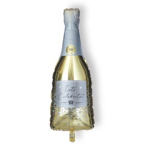 Lets Party Foil Champagne Bottle Balloon