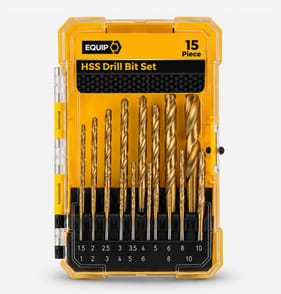 Equip HSS Drill Bit Set 15 Piece