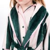 Originals Kids Pink & Green Striped Dressing Gown