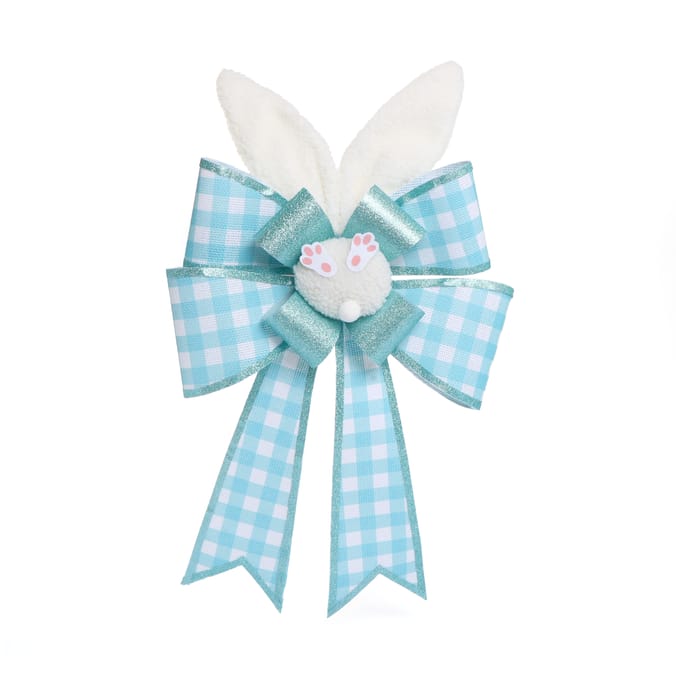 Hoppy Easter Easter Bunny Large Bow