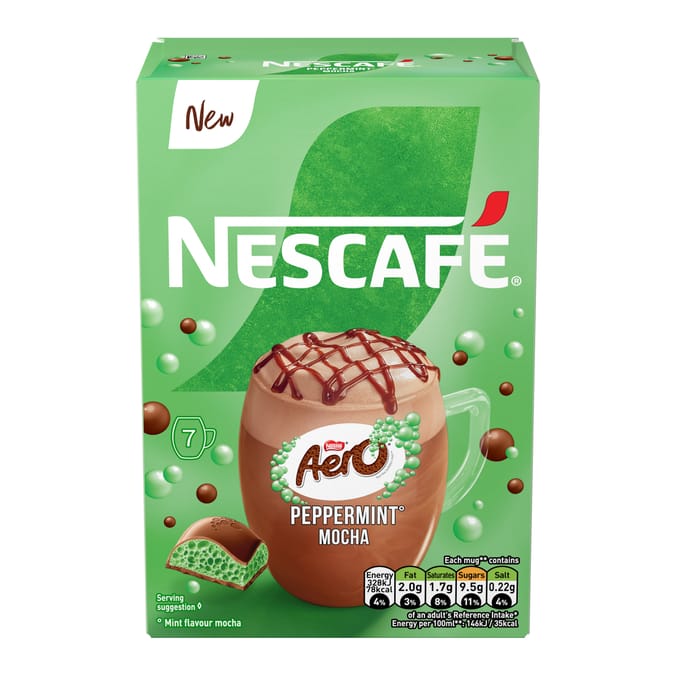Nescafe Peppermint Aero Mocha 7x19g Sachets