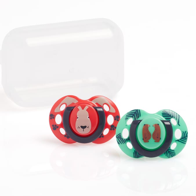 Tommee Tippee Fun Soother 2 Pack 18-36m Patterned