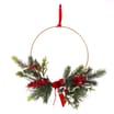 Home Collections Berry Half Wreath - Red