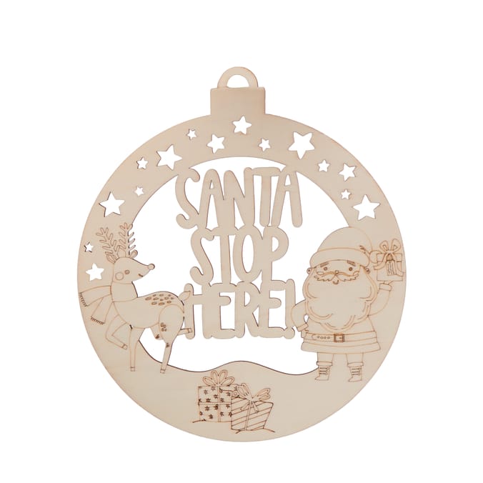 Sleigh Bells Paint Your Own Wooden Sign