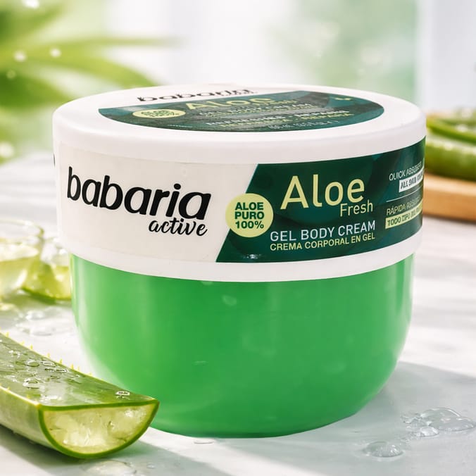 Babaria Active Aloe Fresh Gel Body Cream 400ml