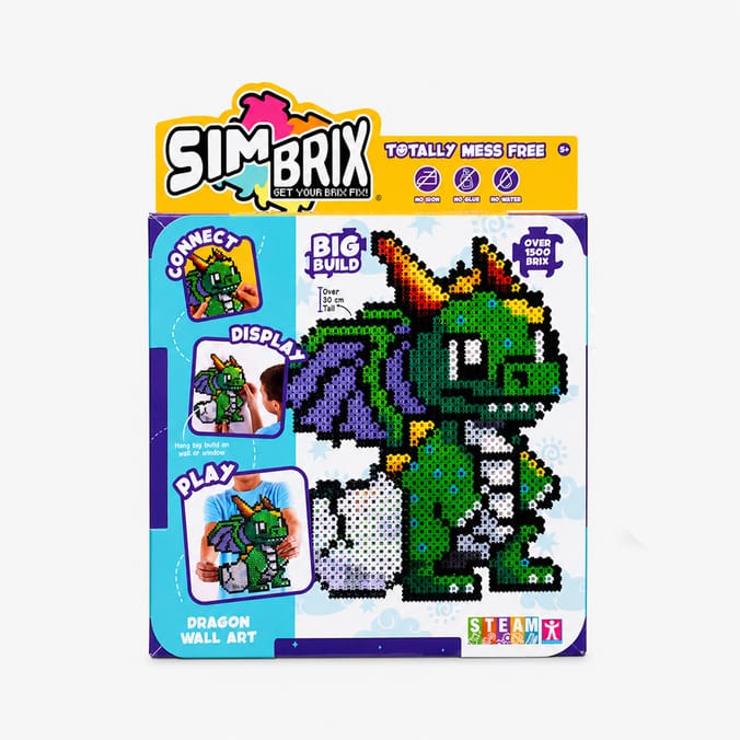 Simbrix Big Build Pixel Wall Art - Dragon